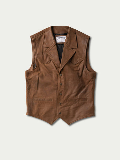 Bowie Leather Vest - Schaefer Outfitter