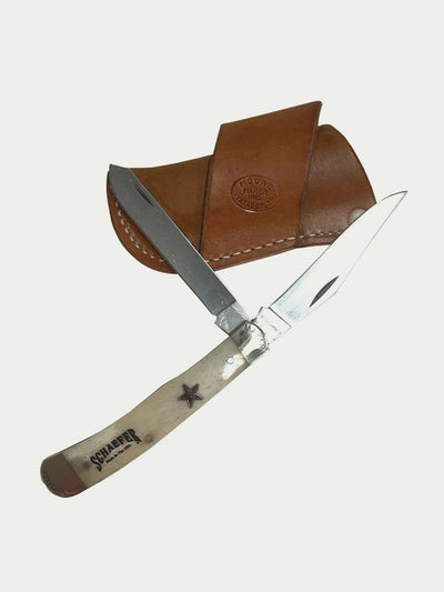 Texas Trapper Knife with Sheath - Schaefer Outfitter