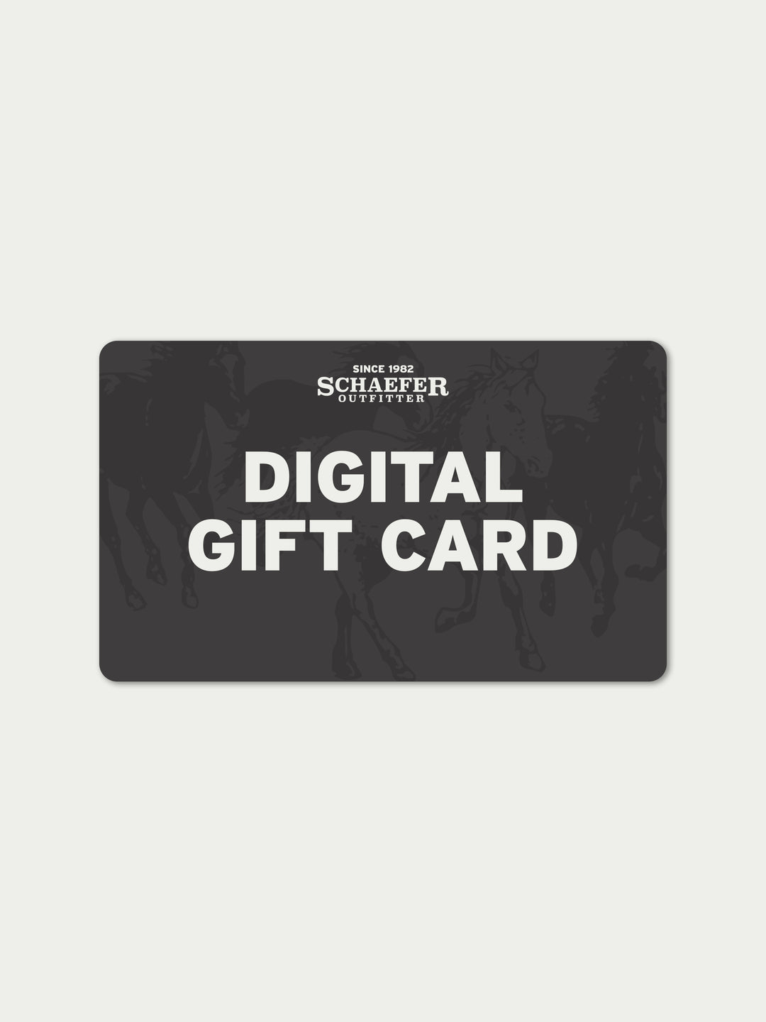 Gift Card - Schaefer Outfitter